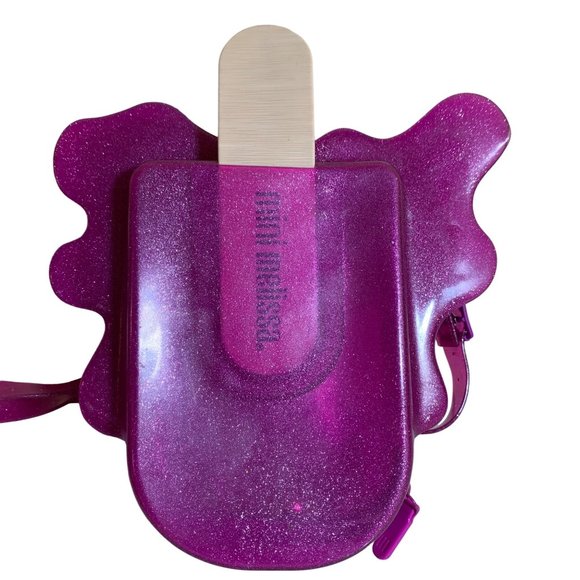 Mini Melissa Handbags - Mini Melissa Shoes Pink Jelly Popsicle Backpack Bag